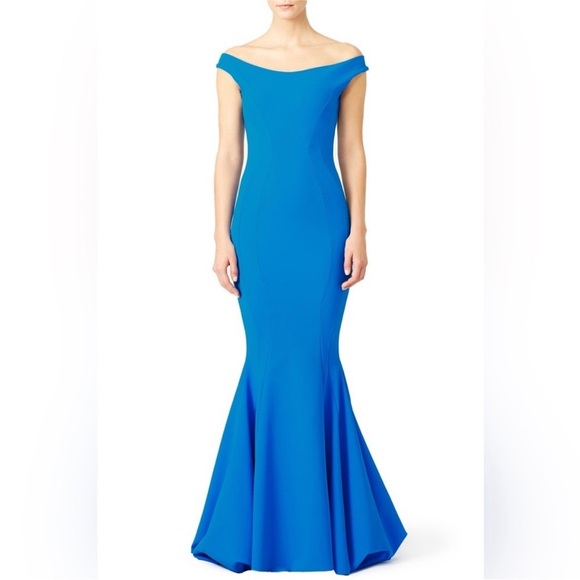Chiara Boni Vibrant Blue Couture Dress - Picture 8 of 8